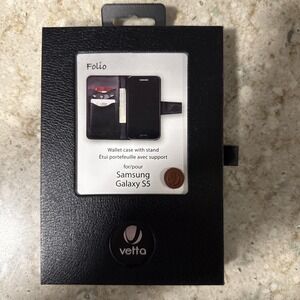 Vetta Folio Wallet Case with Stand For Samsung Galaxy S5‎